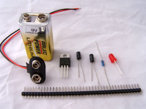 components for atmega8 circuit